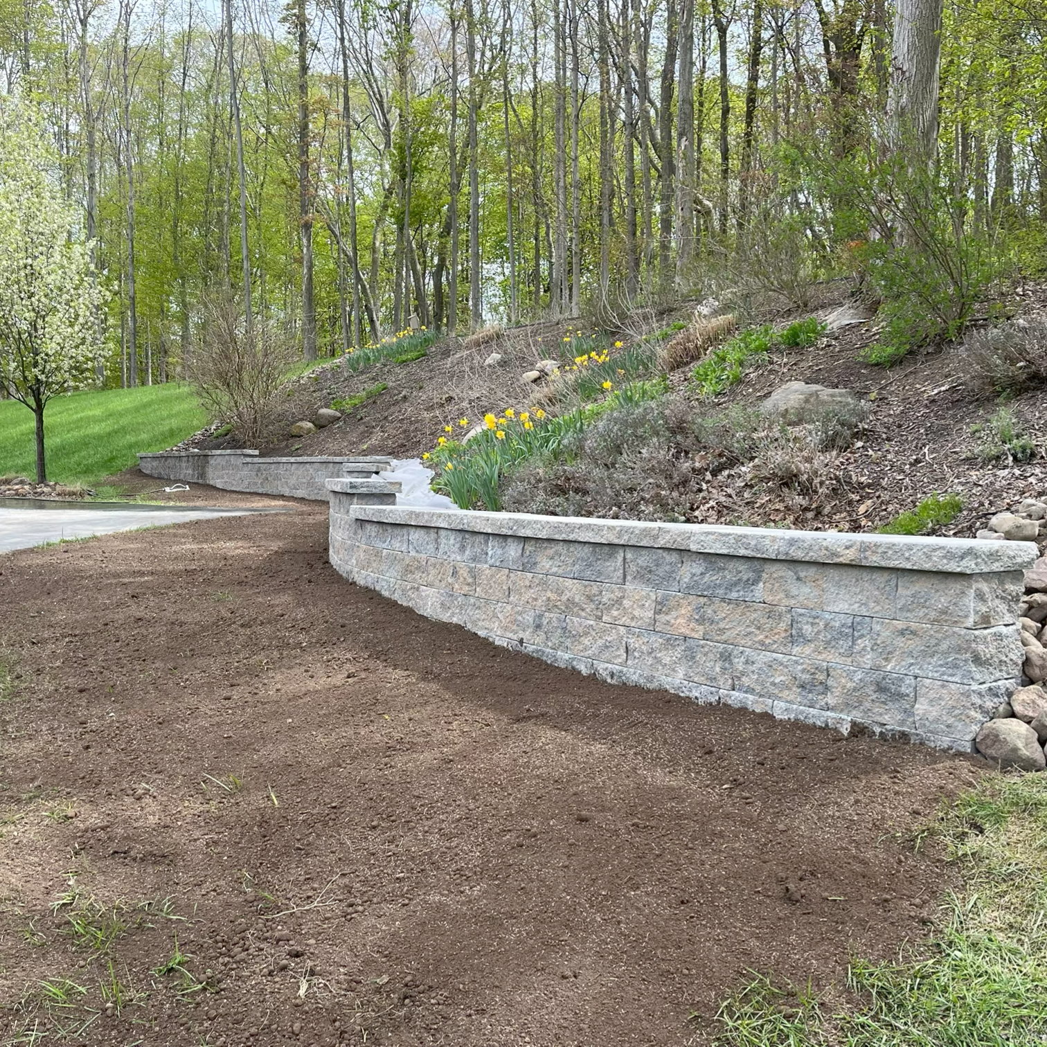 After landscaping project